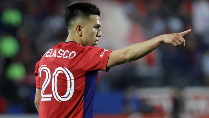 Alan Velasco - FC Dallas - goal celebration 2